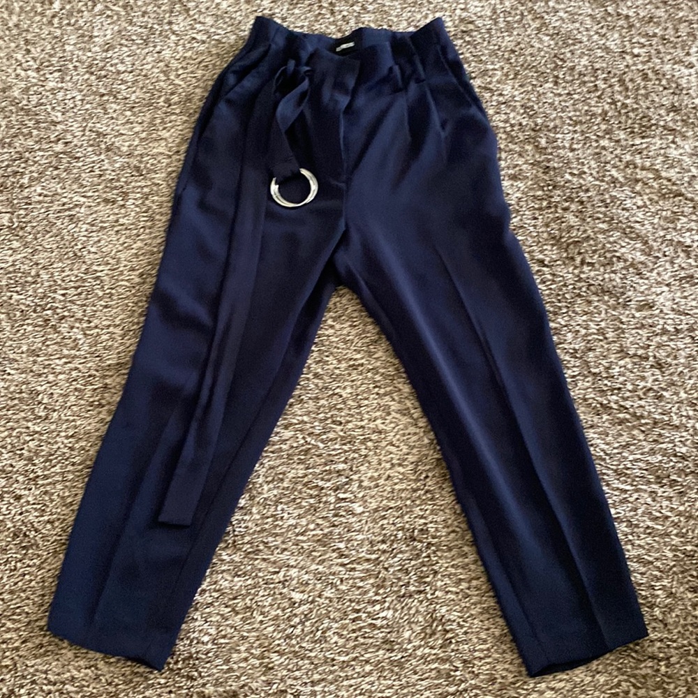 Express High Rise Ankle with Belt 4short